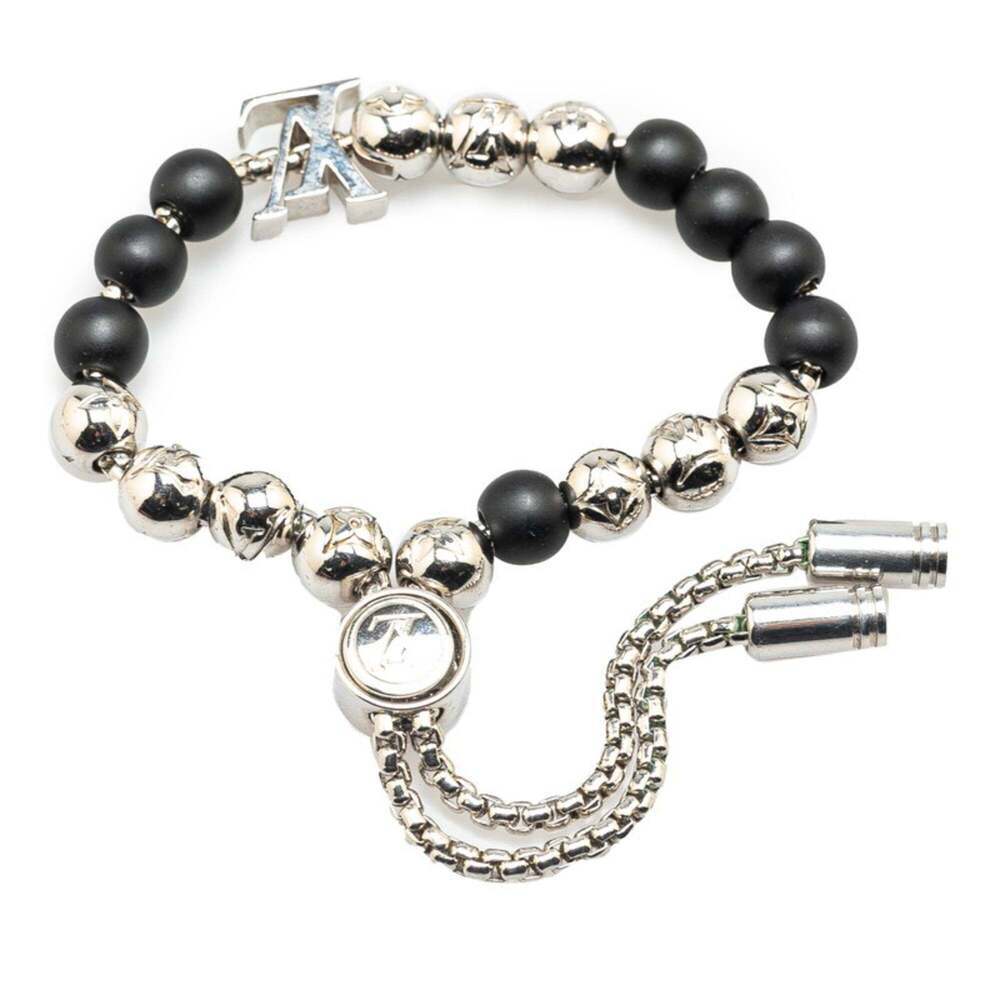 LOUIS VUITTON Black Monogram Charm Bracelet - Picture 3 of 6